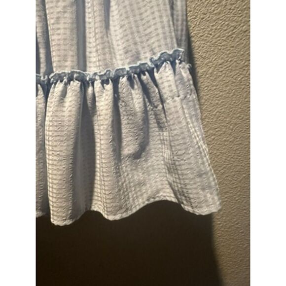 NWOT Disney Junior Minnie Mouse Blue Pleated Layered Waterfall Dress Size 4T - Picture 4 of 10